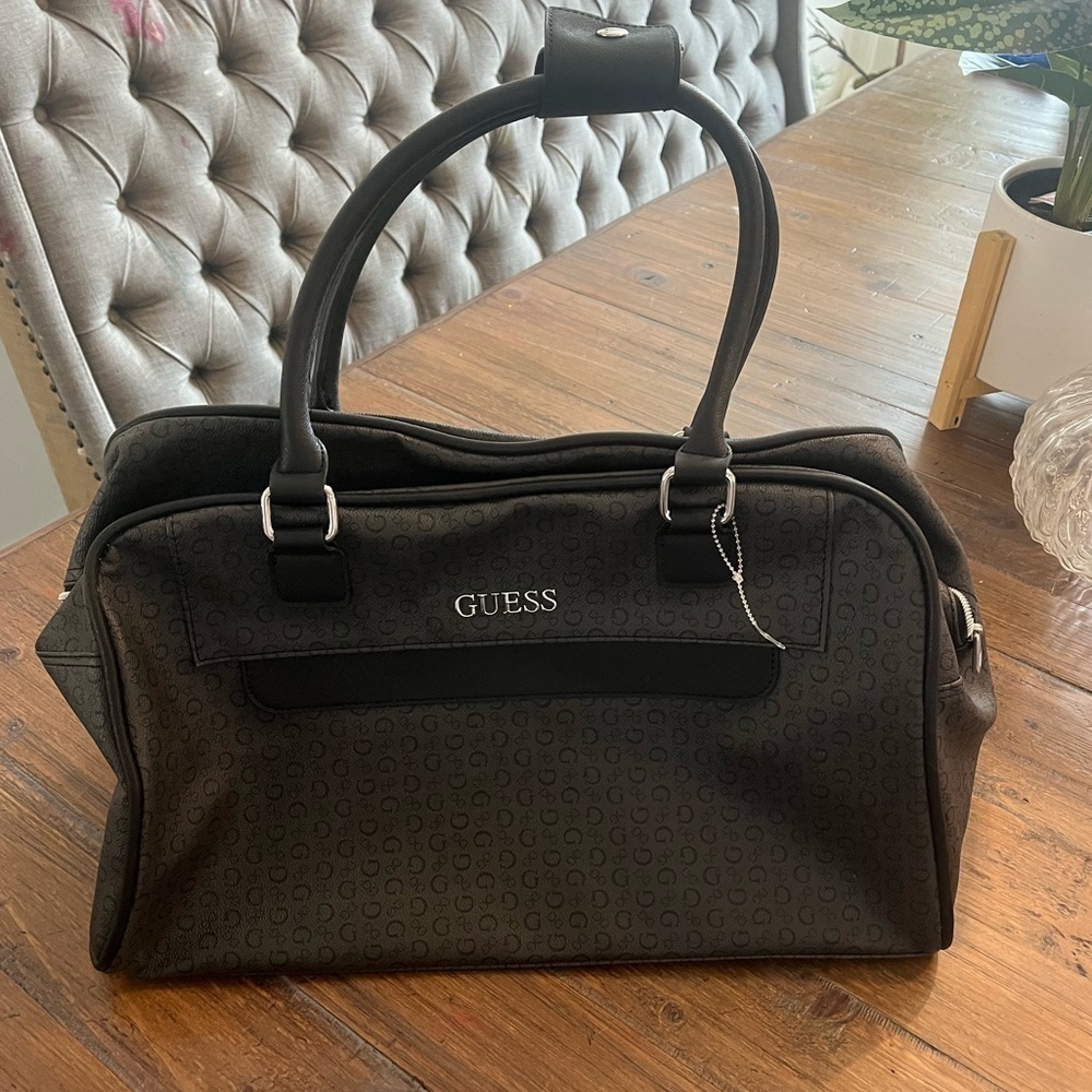 NWT Guess Bodie Travel Bag in Coal